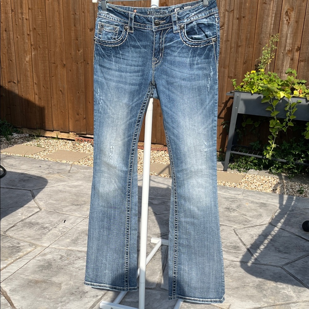 Miss Me Light Wash Boot Cut Jeans